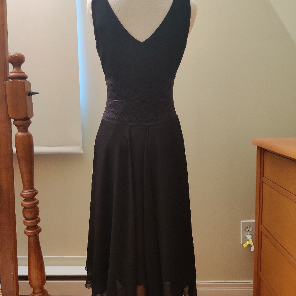 Beautiful Lacy Chiffon dress by ESPRIT EUC Size S - Picture 3 of 7